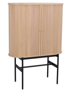 rowico home vitrine vitrineskab egetræ moderne eg 2