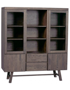 rowico home vitrine vitrineskab egetræ moderne eg 2