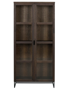 rowico home vitrine vitrineskab egetræ moderne eg træ 2