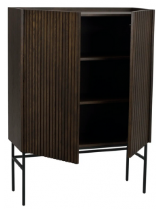 rowico home vitrine vitrineskab egetræ moderne eg 2