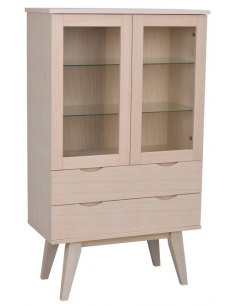 rowico home vitrine vitrineskab egetræ moderne eg 2