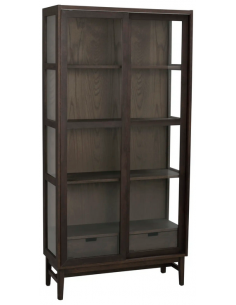 rowico home vitrine vitrineskab egetræ moderne eg 2
