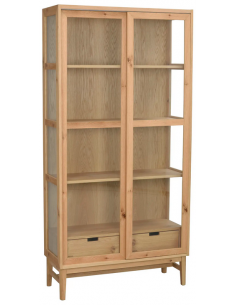 rowico home vitrine vitrineskab egetræ moderne eg 2