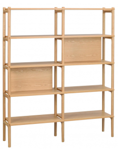 rowico home reol bogreol egetræ moderne eg 2