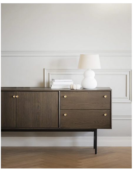 rowico home skænk sideboard egetræ moderne eg