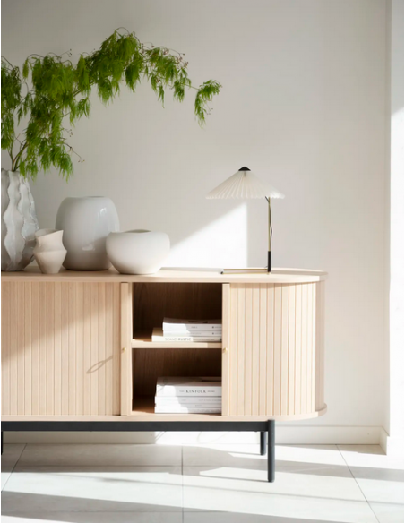 rowico home skænk sideboard egetræ moderne eg