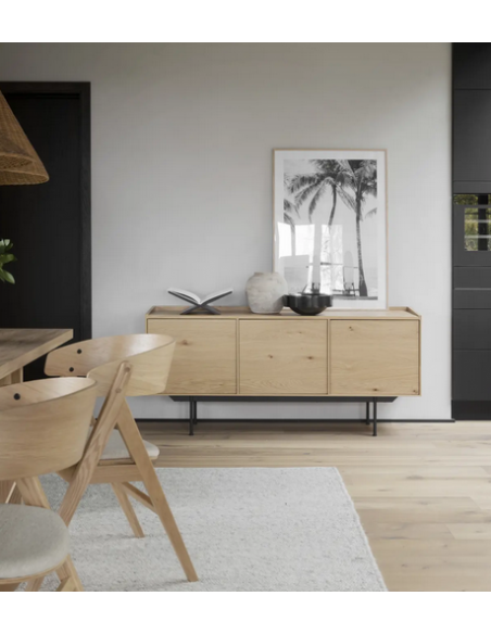 rowico home skænk sideboard egetræ moderne eg