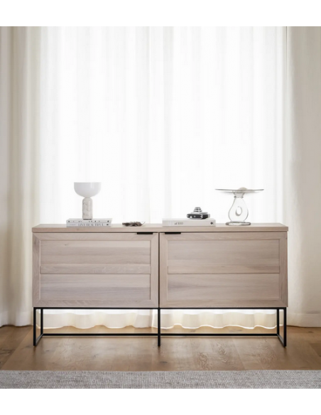 rowico home skænk sideboard egetræ moderne eg