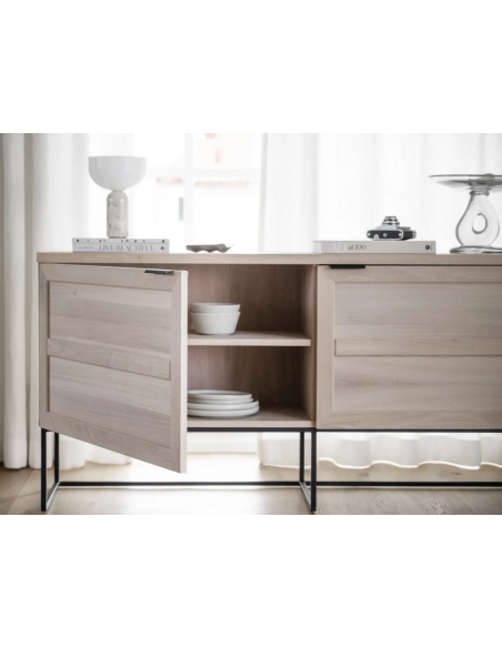 rowico home skænk sideboard egetræ moderne eg