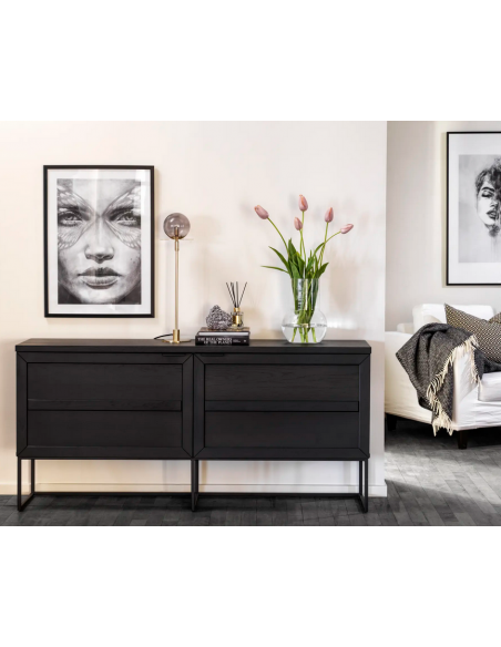 rowico home skænk sideboard egetræ moderne eg