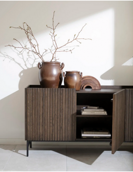 rowico home skænk sideboard egetræ moderne eg