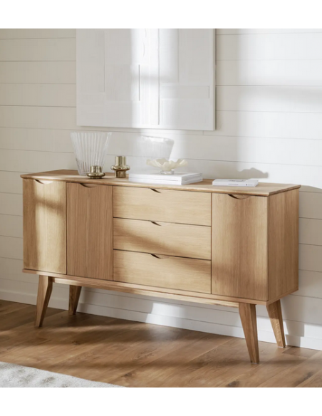 rowico home skænk sideboard egetræ moderne eg