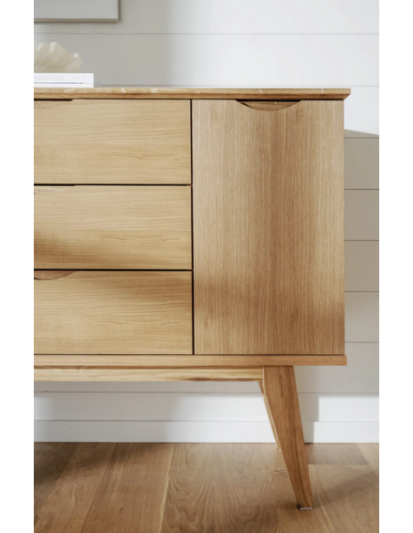 rowico home skænk sideboard egetræ moderne eg