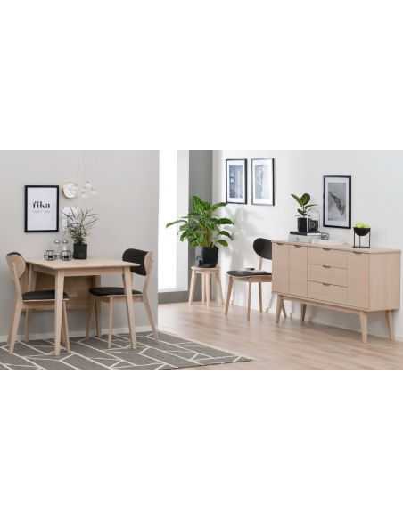 rowico home skænk sideboard egetræ moderne eg