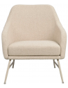 Eldwin lænestol i polyester H78 cm - Beige