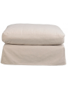 Rowico Peyton puf til sofa i polyester 90 x 90 cm - Lys beige