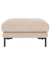 Rowico Corwin puf til sofa i polyester 84 x 64 cm - Sort/Lys beige