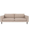 Rowico Braden 3-personers sofa i polyester 216 x 87 cm - Brun/Lys beige