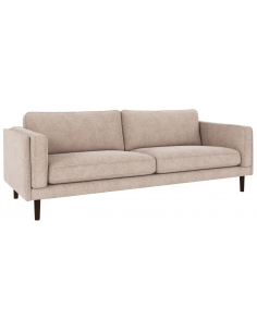sofa til 3 personer i lys beige stof komfortabel design 2