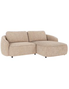 chaiselong sofa til 3 personer i lys beige stof komfortabel design chaiselongsofa 2