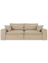 Rowico Rawlins 3-personers sofa i polyester 226 x 116 cm - Sort/Beige