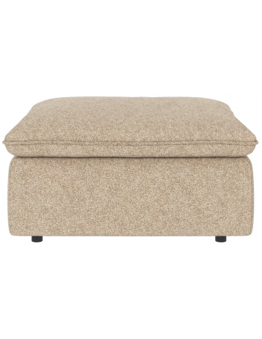 puf til sofa i beige stof komfortabel design