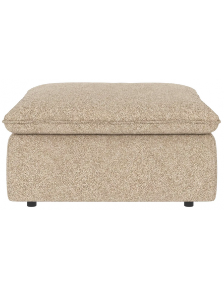 puf til sofa i beige stof komfortabel design