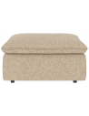 Rowico Rawlins puf til sofa i polyester 91 x 91 cm - Sort/Beige