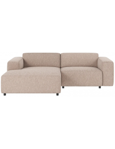 chaiselong sofa i beige stof komfortabel design chaiselongsofa