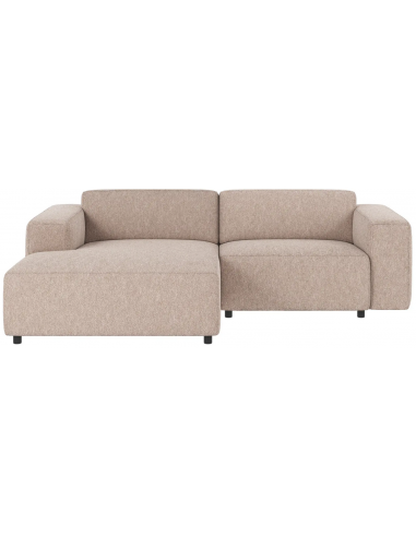 chaiselong sofa i beige stof komfortabel design chaiselongsofa