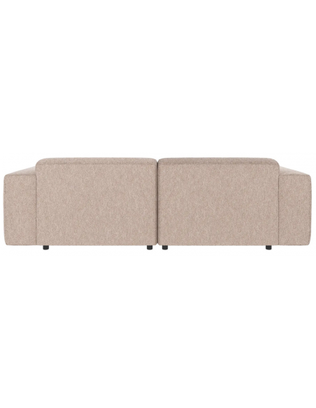 chaiselong sofa i beige stof komfortabel design chaiselongsofa