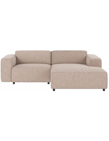 chaiselong sofa i beige stof komfortabel design chaiselongsofa