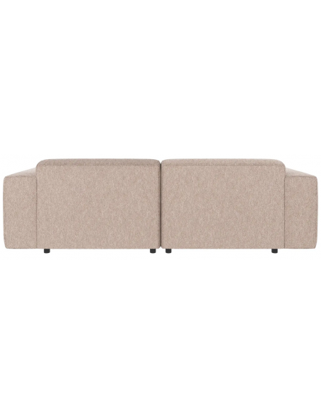 chaiselong sofa i beige stof komfortabel design chaiselongsofa