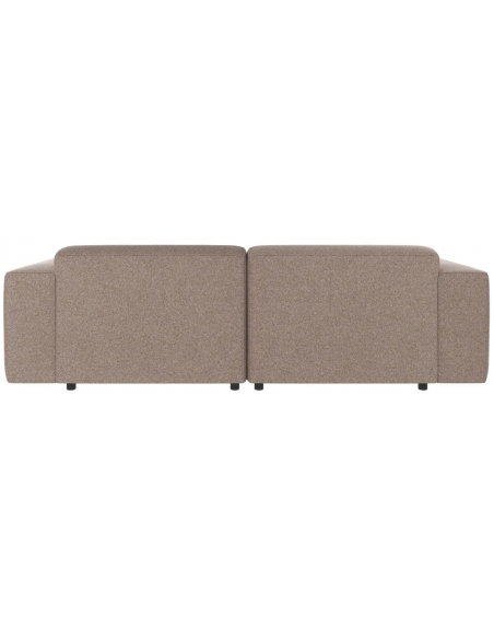 chaiselong sofa i beige stof komfortabel design chaiselongsofa