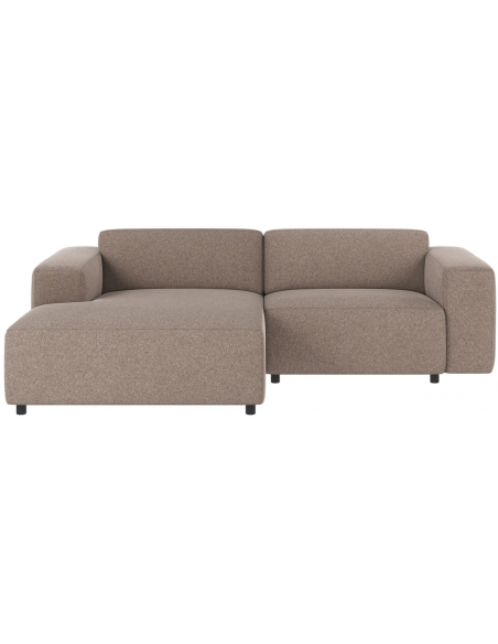 chaiselong sofa i beige stof komfortabel design chaiselongsofa