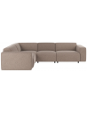 Rowico Willard hjørnesofa i polyester 297 x 219 cm - Sort/Beige