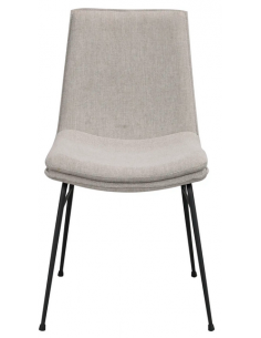 spisebordsstol stof grå 2