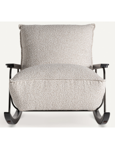 lænestol boucle moderne stof design gyngestol 2