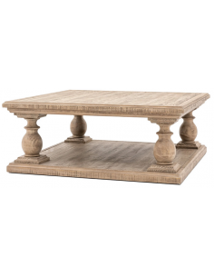 Sofabord i rustikt design af træ 2