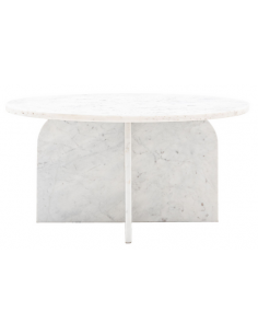 Rundt sofabord i moderne design marmor