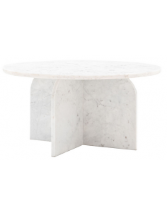 Rundt sofabord i moderne design marmor 2