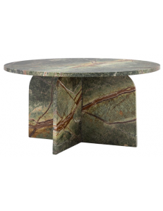 Rundt sofabord i moderne design marmor 2