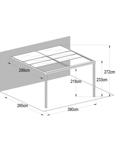 terrasse overdækning terrasseoverdækning med skydetag pavillon