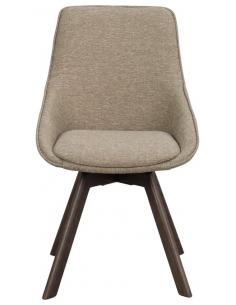 spisebordsstol med drejefod stof drejefunktion eg egetræ 2