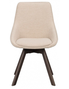 spisebordsstol med drejefod stof drejefunktion eg egetræ 2