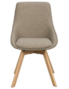 spisebordsstol med drejefod stof drejefunktion eg egetræ 2