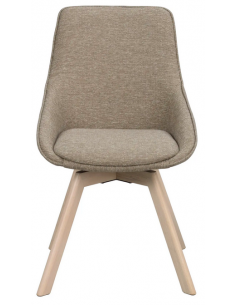 spisebordsstol med drejefod stof drejefunktion eg egetræ 2