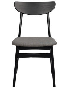 spisebordsstol stof eg egetræ sort moderne design skandinavisk 2