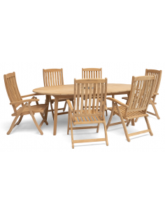 positionsstol havestol teak træ havemøbler 2