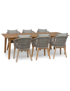 haveborde i teak træ 2